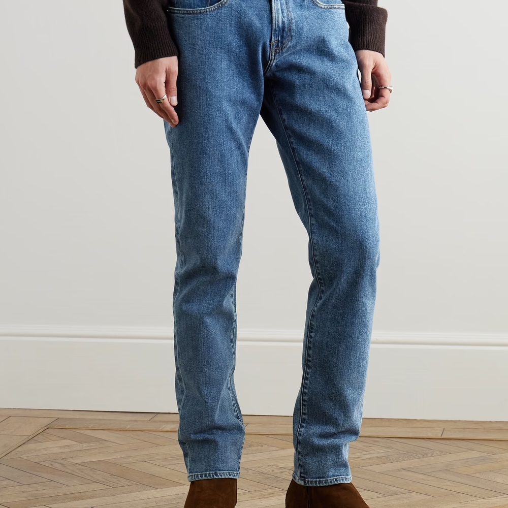 Frame L'Homme Slim-Fit Straight-Leg Jeans